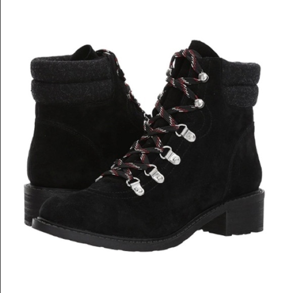 Sam Edelman Suede Lace Up Hiker Boot - Picture 1 of 8